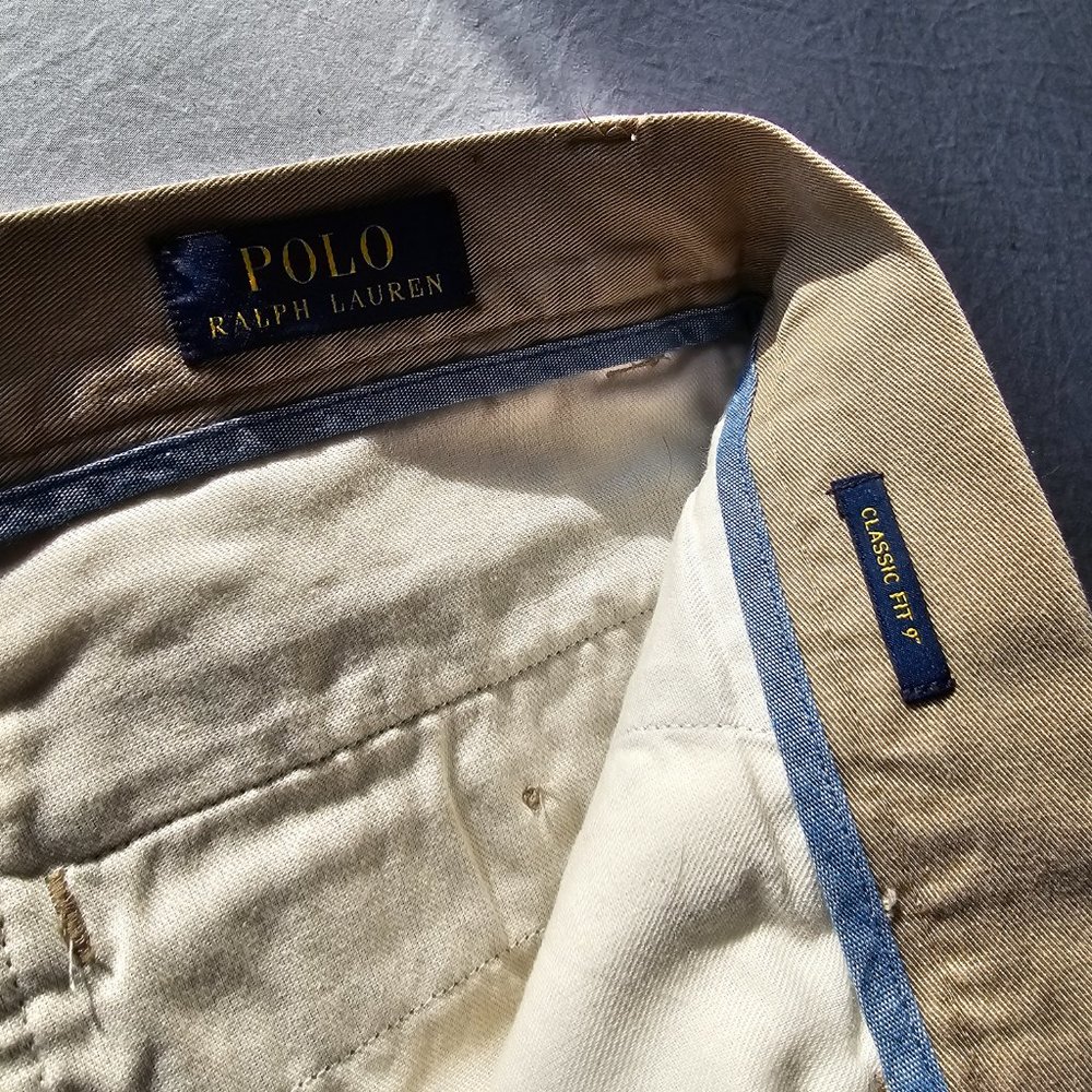 Polo Ralph Lauren Classic Fit 9” Inseam Chino Shorts 32 - Picture 3 of 7